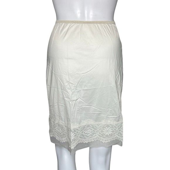 Lorraine Slip Womens Small Short Cream Lace Mesh Lingerie Undergarment‎ Vintage - Picture 4 of 6